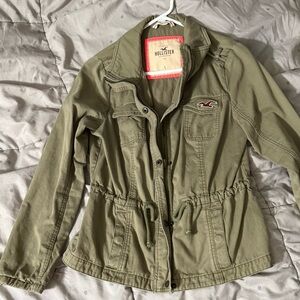 Hollister Women's Olive Army Style Jacket